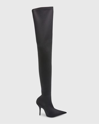 Balenciaga Knife 110mm Over-The-Knee Boots
