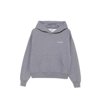 Sporty & Rich Logo-embroidered Pouch-pocket Hoodie