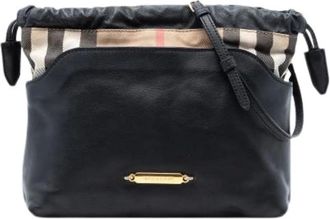 Burberry Pre-owned Bucket Bags, female, Black, Size: ONE SIZE Pre-owned Bucket Bag