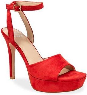 Chase + Chloe by Intouch Footwear Ankle Strap Platform Pump in Red at Nordstrom Rack, Size 7.5