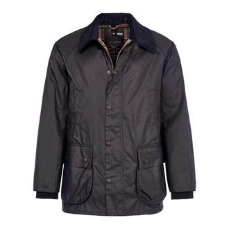 Barbour Light Jackets, male, Blue, Size: XL Bedale Wax Jacket