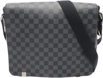 Louis Vuitton Pre-owned Schoudertas - Heren - Vintage Schoudertas - Zwart - ONE Size - Leer - Vintage