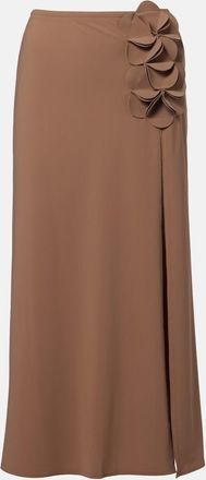 Karla Colletto Tess floral-applique beach cover-up