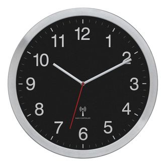 TFA Tfa Dostmann 60.3545.01 Reloj De Pared Radio Control Negro