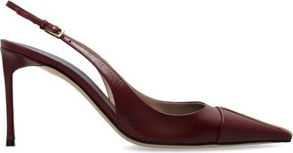 Tom Ford T-bar Pumps met Puntige Neus - Dames - Pumps - Rood - 38 EU - Leer - Schoenen