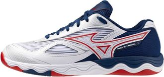 Mizuno Wave Medal 7 WIDE White Navy 81GA241501
