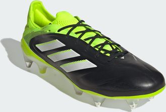 adidas adidas Performance Unisex Copa Pure 3 Elite Soft Ground Boots - Black Leather - Size UK 10.5