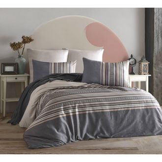 Blanc Avenue Juego de funda de edred&oacute;n 200x200 cm+ 2 FA 65x65 cm 100% algod&oacute;n