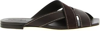 Tod's Dark Brown Leather Sandals