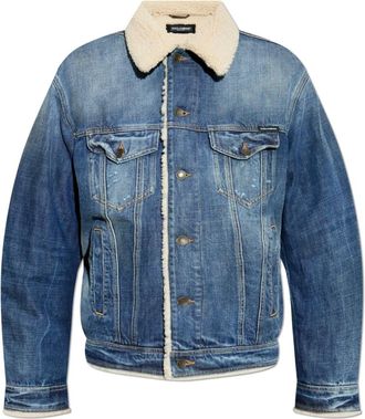 Dolce & Gabbana Denim jas - Heren - Spijkerjassen - Blauw - M - Denim - Jassen