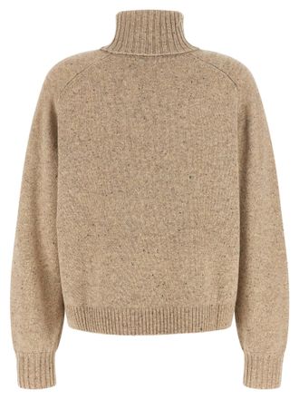 Ballantyne Diamond-Patterned Wool Sweater - Beige