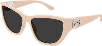 Gucci GG2122S 004 Womens Sunglasses Pink Size 56