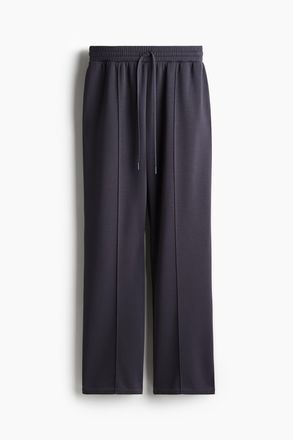 H&M Superweiche Hose mit Falten - Grau