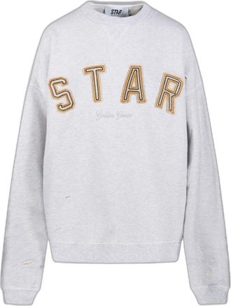 Golden Goose Hoodies & sweatvesten, Heren, Grijs, L, Katoen, Sweatshirt
