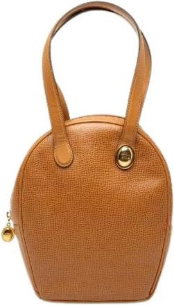 Dior Pre-owned Handbags, female, Brown, Size: ONE SIZE Pre-owned Leather Handbag