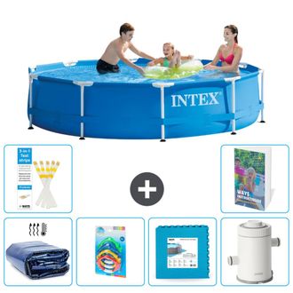 Intex Piscina Con Estructura Redonda - 305x76 Cm - 7-piezas S55