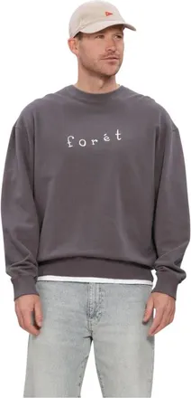 For&eacute;t Hoodies & sweatvesten, Heren, Grijs, M, Rope Sweatshirt