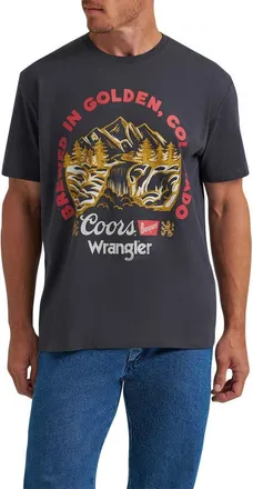 Wrangler x Coors Graphic T-Shirt in Black at Nordstrom, Size Xx-Large