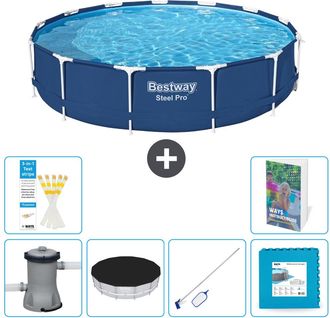 Bestway Piscina Bestway Steel Pro Redonda - 396x84 Cm - 7-piezas S191