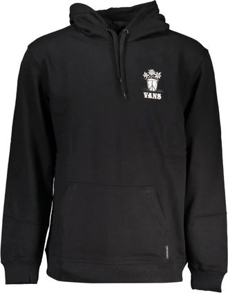 Vans Zwarte hoodie met printlogo - Heren - Hoodies - Zwart - M - Hoodies & sweatvesten