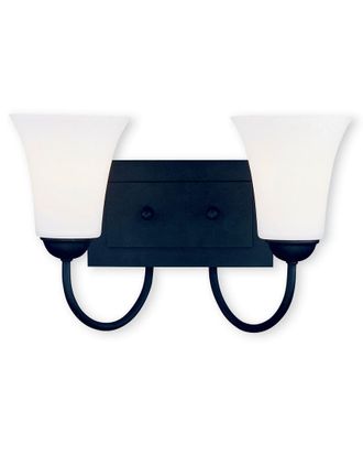 Livex Lighting Livex Ridgedale 2-Light Black Bath-Light