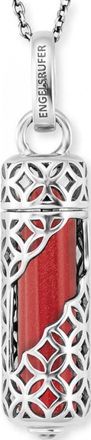 Engelsrufer Womens ERN-HEAL-RJ-M Ladies Powerful Stone Necklace Silver Sterling - One Size