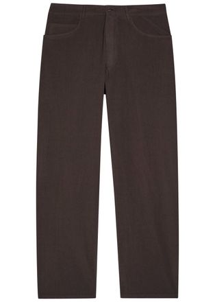 Labo.art Straight-leg Cotton Trousers - Brown - 2 (XS)