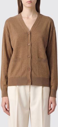 Max Mara S Max Mara Cardigan in lana con scollo a V e spalle scese