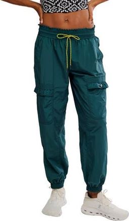 Free People FP Movement Rogue Paperbag Cargo Pants in Evergreen at Nordstrom Rack, Size X-Large