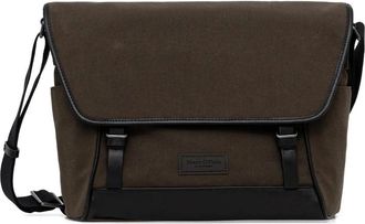 Marc O'Polo medium flap-fastening briefcase - men - Recycled Polyester - OS - Brown
