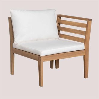 Sklum Sklum - M&oacute;dulo Esquinero Derecho Para Sof&aacute; Modular De Jard&iacute;n En Madera De Acacia Filips