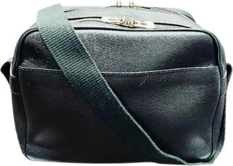 Louis Vuitton Pre-owned Cross Body Bags, male, Green, Size: ONE SIZE Pre-owned Taiga Shoulder Bag