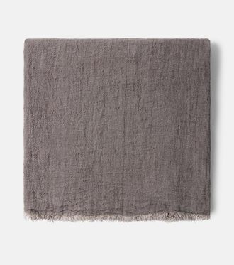 Maison de Vacances Linen cr&ecirc;pe throw