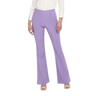 Only Only, Broeken, Dames, Paars, S, Astrid Life HW Flare Pin Pant