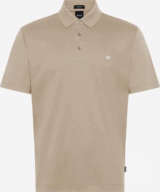 HUGO BOSS Cotton Polo Shirt With Logo
