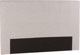 Macabane Cabecero tapizado para camas de 140/160 cm, color gris