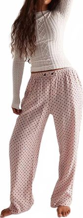 Free People Be Mine Pant In Mauve Chalk Combo