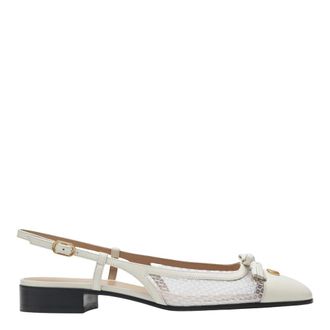 Valentino Garavani Ballerinas, female, White, Size: 6 1/2 US Ballerina T. 25