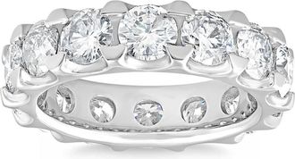 Pompeii3 5 Ct Lab Grown Diamond Eternity Ring in 14k White, Yellow, or Rose Gold