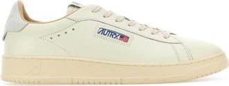 Autry Ivory Leather Dallas Sneakers