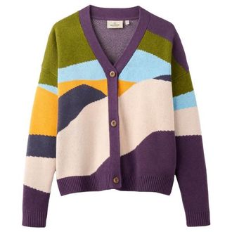 Passenger Scenic Recycled Knitted Cardigan 2.0 Cardigan f&uuml;r Damen | bunt