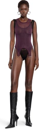 MUGLER Layered Top in Mesh