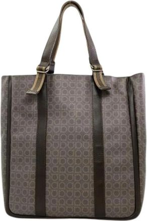 Ferragamo Pre-owned Tote Bag - Dames - Vintage Shopper - Bruin - ONE Size - Vintage