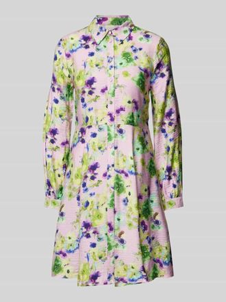 Vero Moda Knielanges Hemdblusenkleid mit Knopfleiste Modell KAYA in Rosa, Gr&ouml;&szlig;e 34