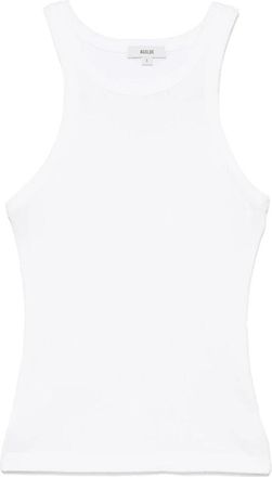 A Gold E Witte Top voor Vrouwen - Dames - Tops zonder mouwen - Wit - L - Katoen - Tops