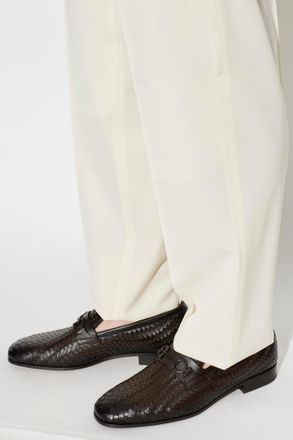Ferragamo Balty Loafers Shoes, Mens, Brown