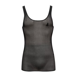 Patrizia Pepe Canotta de Punto - Knitwear - Hombre - Negro - XL