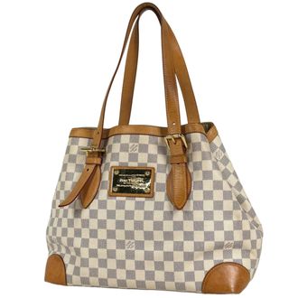 Louis Vuitton Damier Azur White Damier Azur Handbag Shoulder Bag Tote Bag (Pre-Owned)