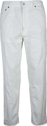 Dondup Pants Cotton/Silk - White
