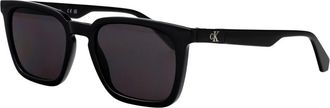 Calvin Klein Jeans Ckj 26603S Zonnebril - Heren - Zonnebrillen - Zwart - 55 MM - Accessoires